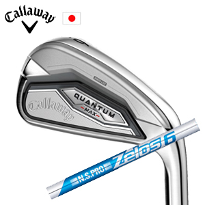 キャロウェイ QUANTUM MAX 単品アイアン N.S.PRO ZELOS6 ゼロスシックス 日本シャフト社製 Callaway 日本仕様 特注カスタム 2026年2月発売の画像