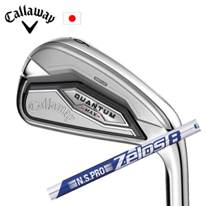キャロウェイ QUANTUM MAX 単品アイアン N.S.PRO ZELOS 8 NSプロ ゼロスエイト 日本シャフト社製 Callaway 日本仕様 特注カスタム 2026年2月発売の画像