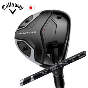 キャロウェイ QUANTUM Ti フェアウェイウッド 24 VENTUS BLACK 24ベンタスブラック フジクラ社製 Callaway 日本仕様 特注カスタム 2026年5月発売の画像