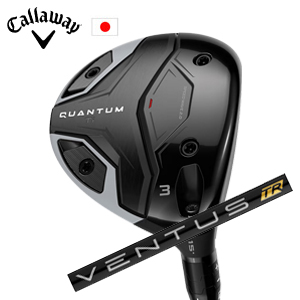 キャロウェイ QUANTUM Ti フェアウェイウッド VENTUS TR Black フジクラ社製 Callaway 日本仕様 特注カスタム 2026年5月発売の画像