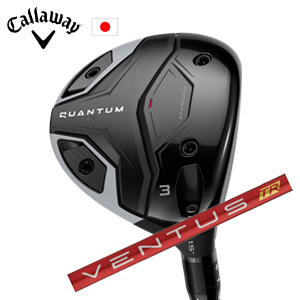キャロウェイ QUANTUM Ti フェアウェイウッド VENTUS TR Red フジクラ社製 Callaway 日本仕様 特注カスタム 2026年5月発売の画像