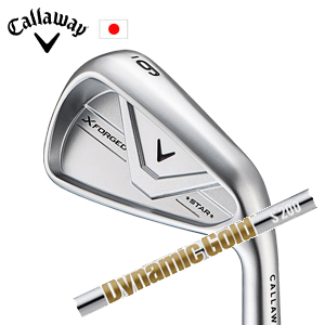 キャロウェイ X FORGED STAR 26 単品アイアン ダイナミックゴールド HT トゥルーテンパー Callaway 日本仕様 特注カスタム 2026年4月発売の画像