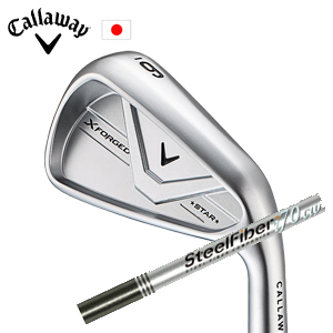 キャロウェイ X FORGED STAR 26 単品アイアン スチールファイバー i シリーズ トゥルーテンパー Callaway 日本仕様 特注カスタム 2026年4月発売の画像