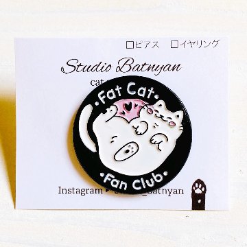 Fat Cat Fan Clubピンバッヂ画像