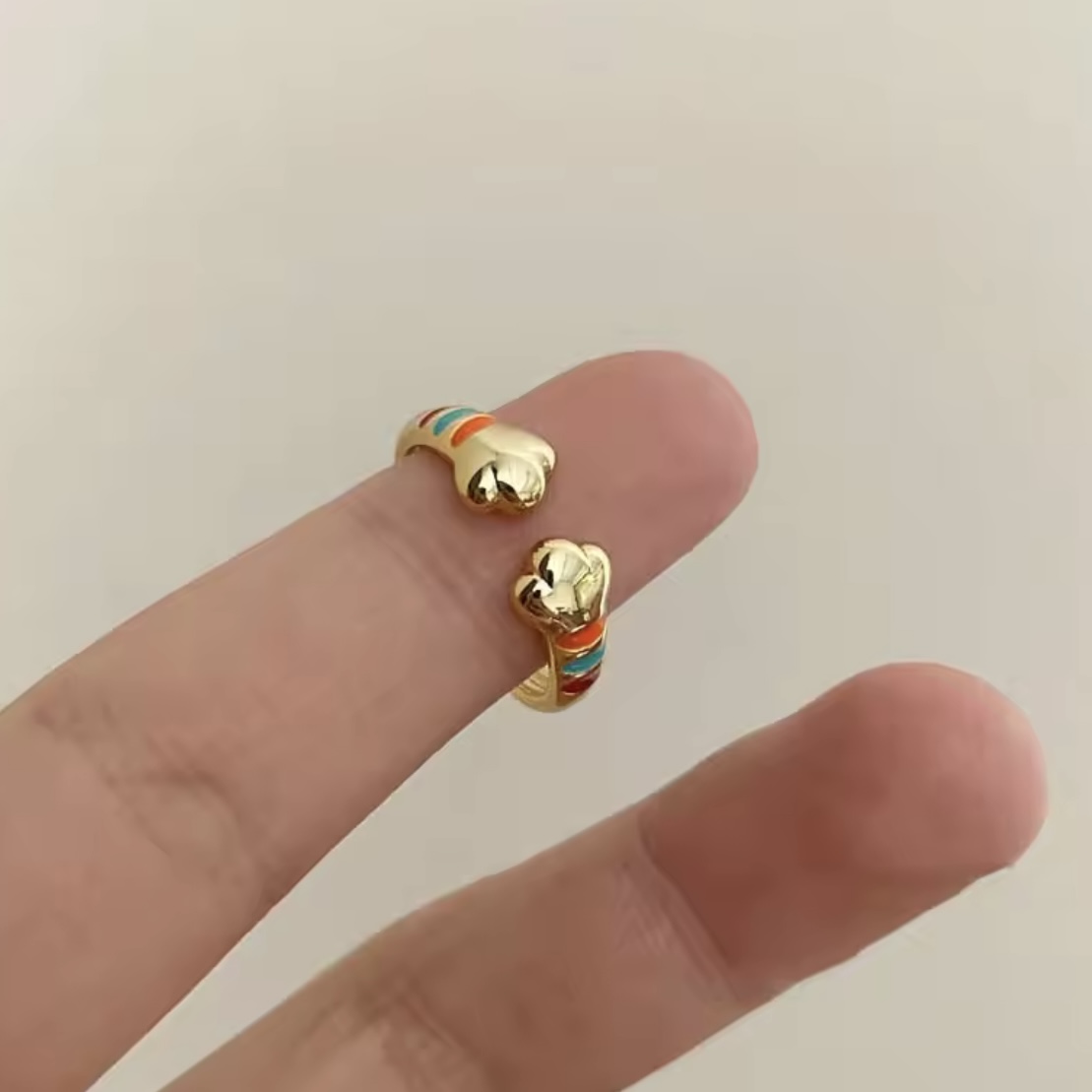 にじ猫リングの画像