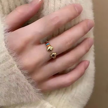 にじ猫リングの画像