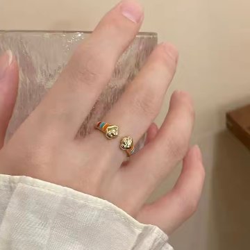 にじ猫リングの画像