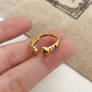 にじ猫リングの画像