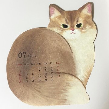 2026年猫カレンダーの画像