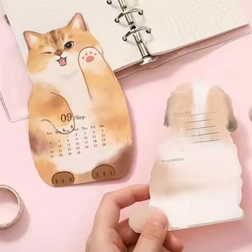 2026年猫カレンダーの画像