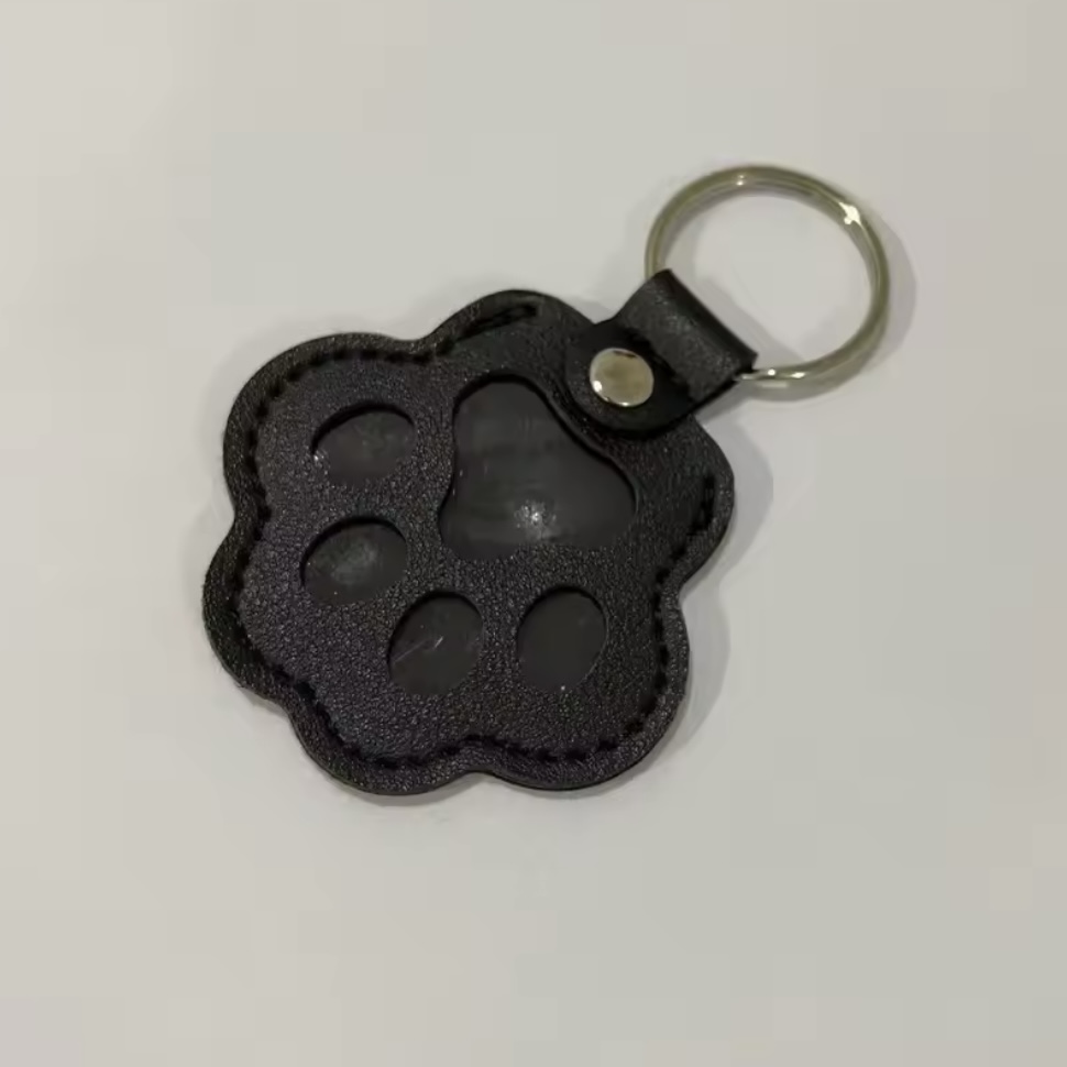 猫の毛キーホルダー*ブラックの画像