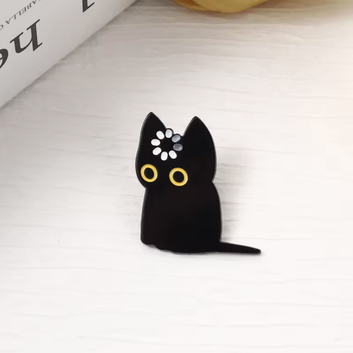 Now Loading猫ピンバッヂ*黒猫の画像