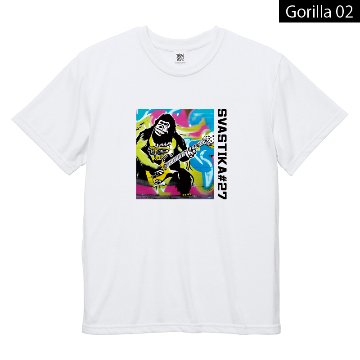 Graffiti art Gorilla Vortex Dry T-shirt画像