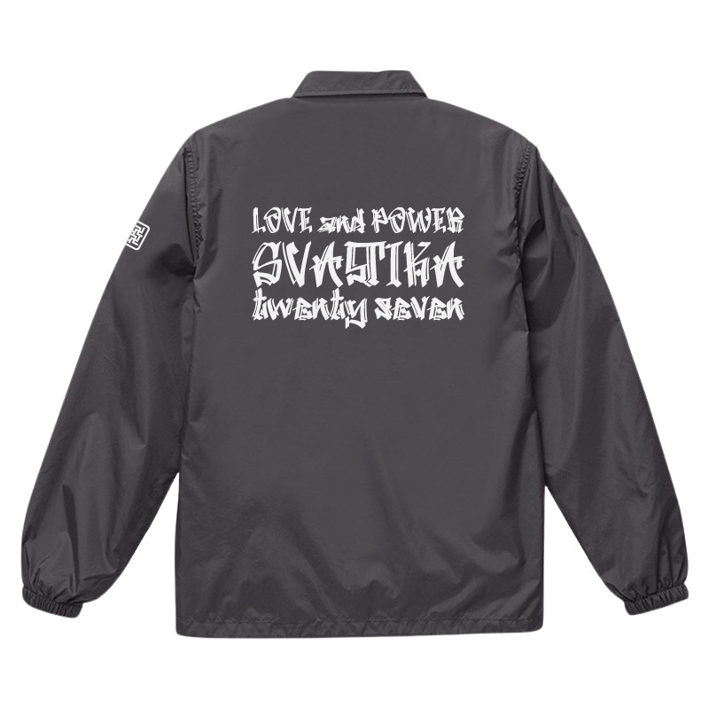 Ground Y Double Graffiti Logo Coach Jacket | HUES 福岡