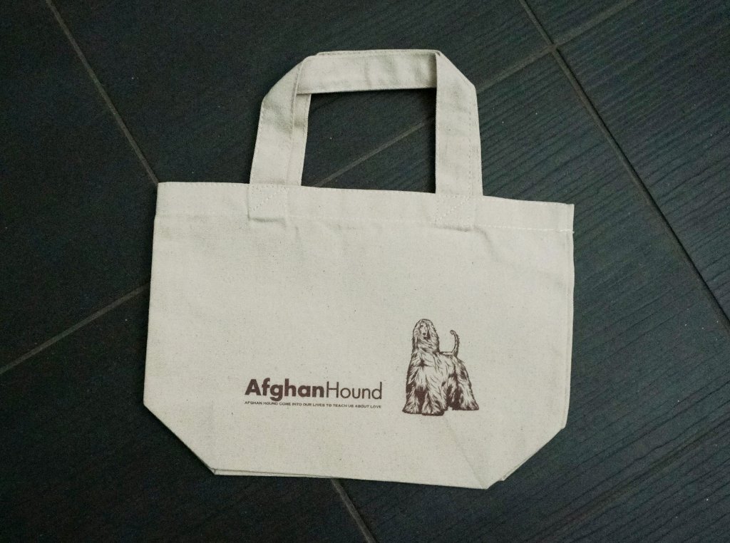 アフガンハウンド  トートバックSサイズ　01の画像