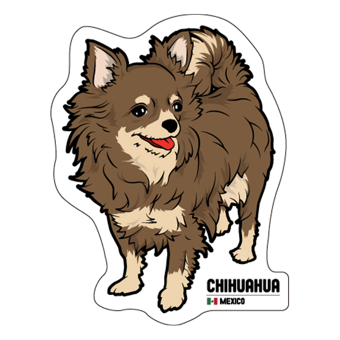 チワワ_3　ステッカーの画像