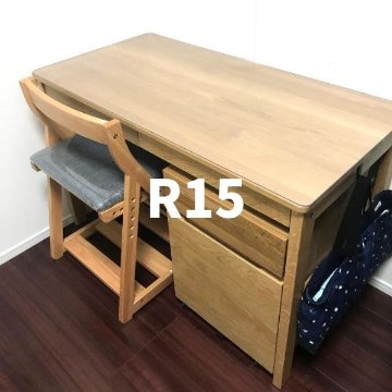 ［無印良品 無垢材デスク］向け550x1100 R15モニターの画像