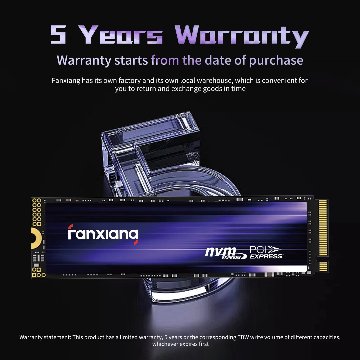 Fanxiang S880 NVMe M.2 2280 SSD PCIe Gen4.0x4 Read7300MB/s Write:6800MB/s 1TB  ドライブの画像