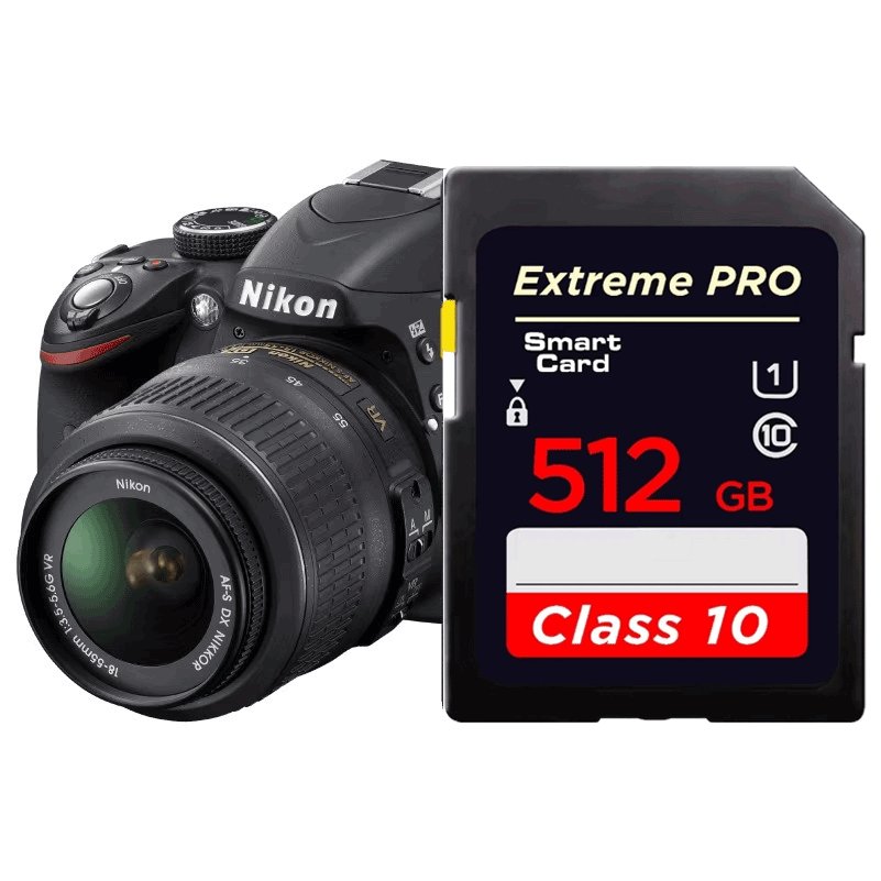 SDカード 512GB クラス10 高速データ転送 Extreme (エクストリーム) メモリーカード カメラ一眼レフ ビデオ PC ミニフラッシュカード TF SDカードの画像