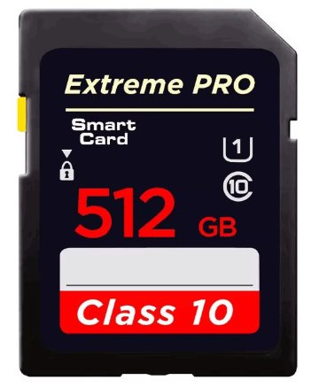 SDカード 512GB クラス10 高速データ転送 Extreme (エクストリーム) メモリーカード カメラ一眼レフ ビデオ PC ミニフラッシュカード TF SDカードの画像