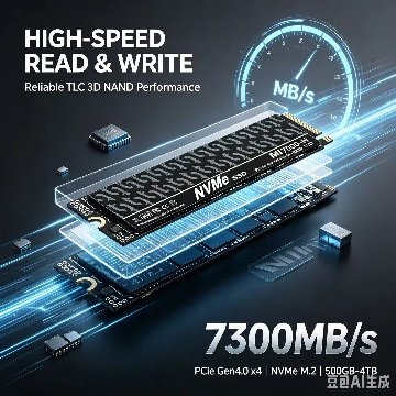 MI7000-N NVMe M.2 2280 4TB PCIe4.0 Gen4x4 3D NAND SSDソリッドステートドライブ ゲーミング PS5 パソコンの画像