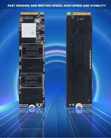 NVMe M.2 2280 4TB  PCIe3.0 Gen3x4 SSD Read:3500MB/s Write:3000MB/s 速度:15000rpm 平均シーク時間:4.9ミリ秒 内蔵ソリッドの画像
