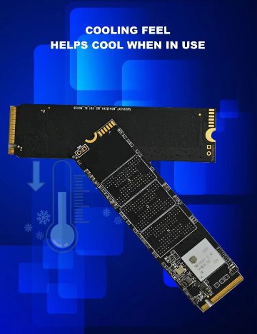 NVMe M.2 2280 4TB  PCIe3.0 Gen3x4 SSD Read:3500MB/s Write:3000MB/s 速度:15000rpm 平均シーク時間:4.9ミリ秒 内蔵ソリッドの画像