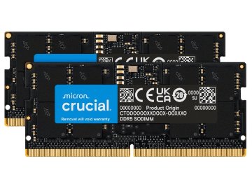 正規品 Crucial 64GB(32GBX2) Crucial Micron DDR5 5600MHz ノートパソコン用メモリ 262ピン SODIMM 1.1V RAMモジュールの画像