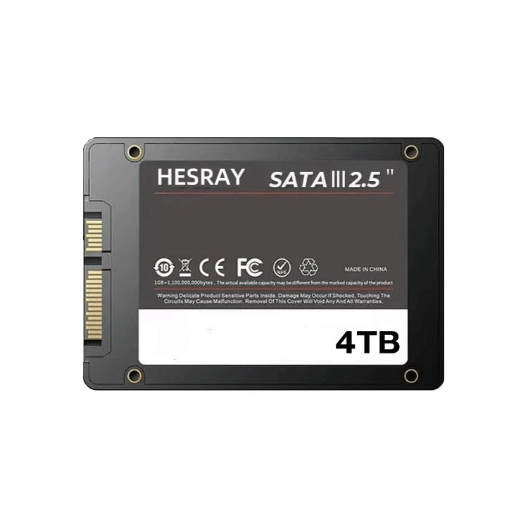 HESRAY SATA3 2.5インチ 3D NAND SSD 4TB 内蔵ソリッドステートドライブ デスクトップ ノートパソコンの画像