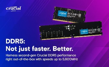 正規品 Crucial 16GB Crucial Micron DDR5 5600MHz ノートパソコン用メモリ 262ピン SODIMM 1.1V RAMモジュールの画像