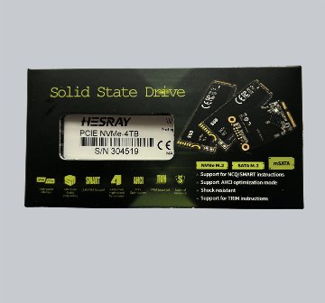 HESRAY NVMe M.2 2280 4TB PCIe3.0 Gen3x4 3D NAND SSD 内蔵ソリッドステートドライブの画像