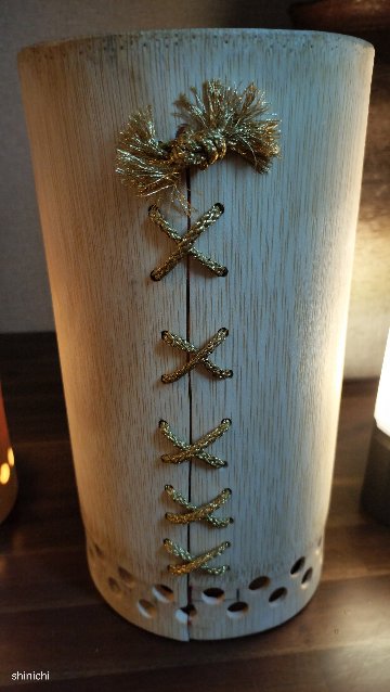 竹灯篭（鶴）の画像