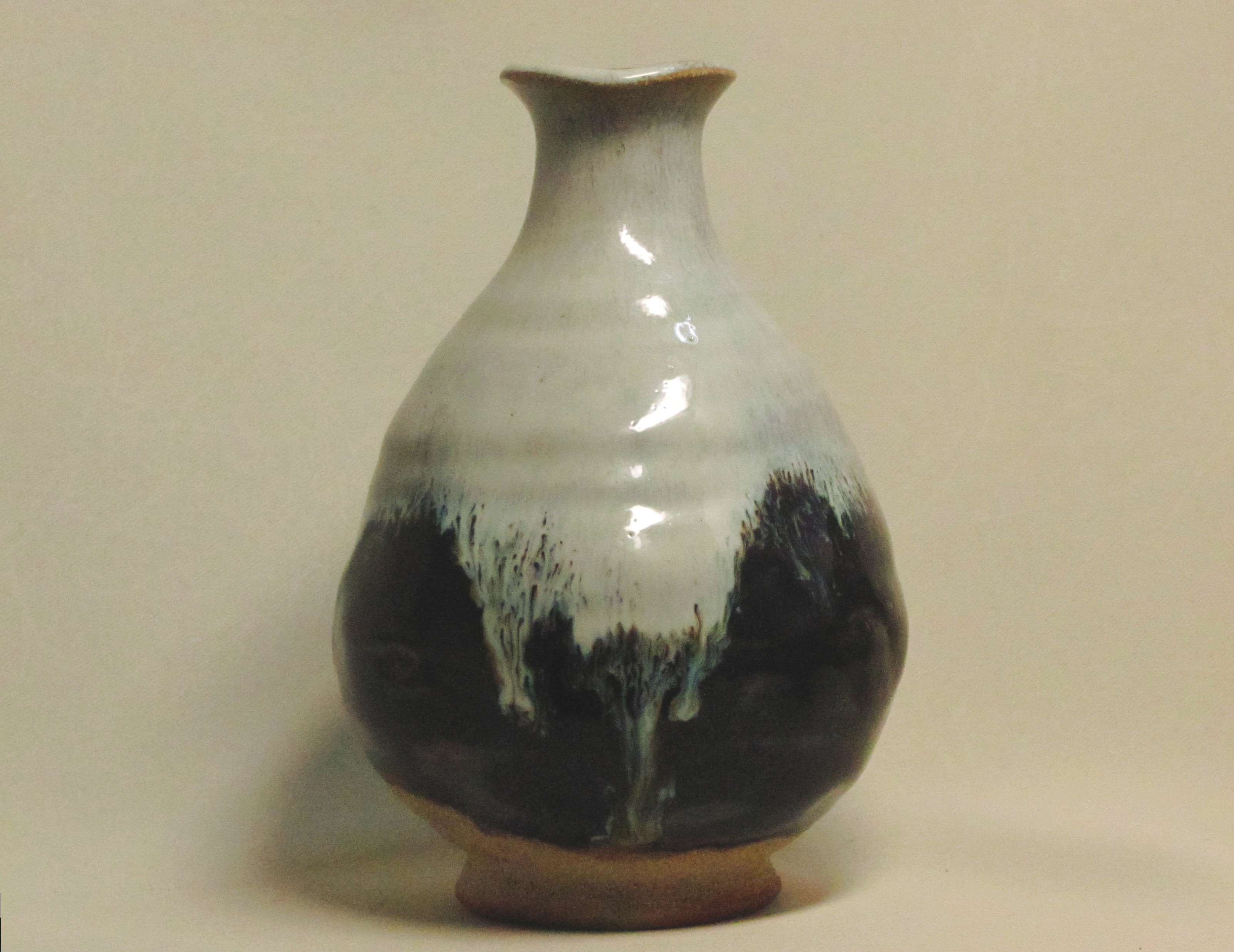 朝鮮唐津徳利（春風）　桐箱付きの画像