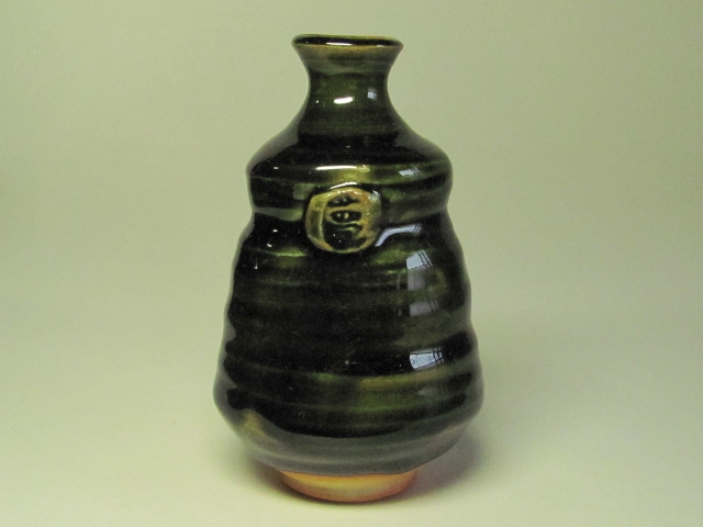 総織部徳利（小）桐箱付きの画像