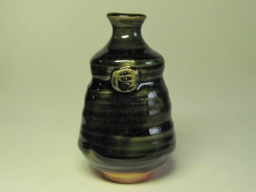 総織部徳利（小）桐箱付きの画像