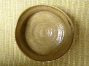 黄瀬戸茶碗（草香)　桐箱付き画像