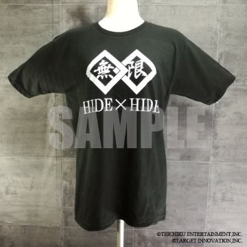 『無限』ロゴ入りTシャツ/HIDE×HIDE画像