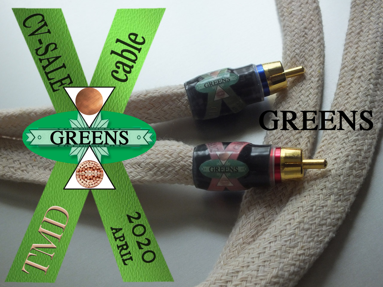GREENS  RCAcable 1.0m　画像