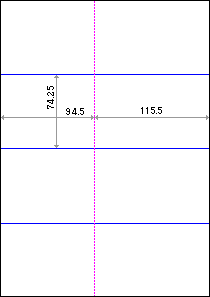 領収書用紙 白紙 A4 控え付き4面 穴無し 2,000枚の画像