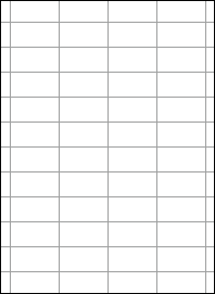 ミシン目入り用紙/25〜70分割ミシン目用紙/普通紙タイプ 25〜70