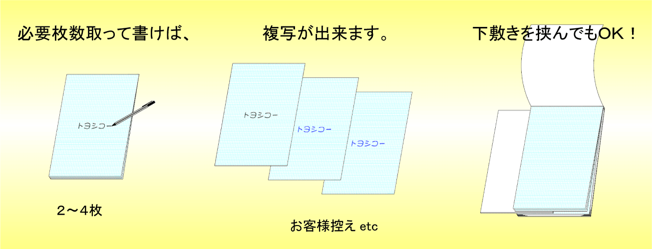 B5ノーカーボンSECTION PAD 12冊の画像