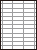 余白付きA4白紙　縦10面×横3面=30面－図