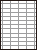余白付きA4白紙　縦10面×横4面=40面－図