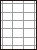 余白付きA4白紙　縦5面×横3面=15面－図