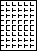 A4白紙　縦10面×横6面=60面－図