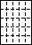 A4白紙　縦5面×横5面=25面－図