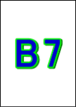 B7サイズプリンター用紙の写真