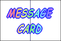 メッセージカード用紙イメージ