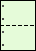A4グリーン２面 穴　ミシン目用紙－図