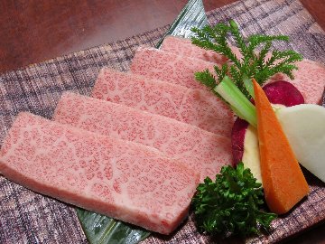 米沢牛 (焼肉用) 霜降りカルビ ＆ 赤身カルビ セット画像